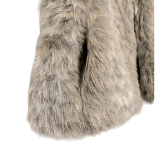 Banana Republic Faux Fur Animal Print Vest With Pockets Size XS - Picture 4 of 9